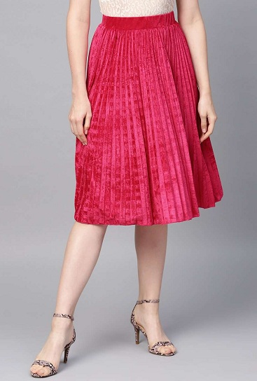 15 Different and Stylish Pleated Skirt Designs for Women