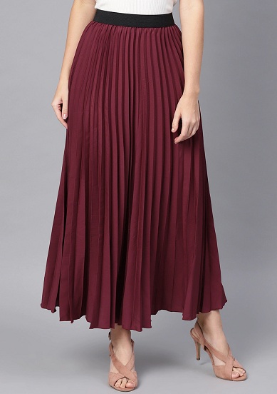 15 Different and Stylish Pleated Skirt Designs for Women