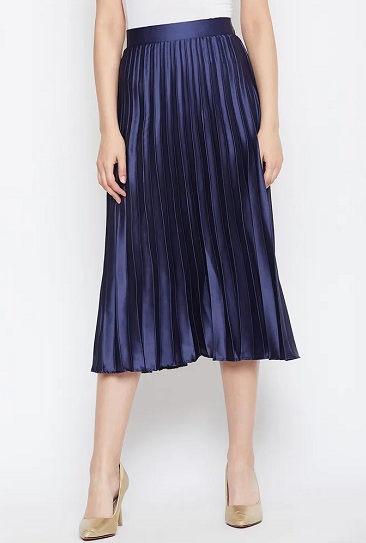 15 Different and Stylish Pleated Skirt Designs for Women