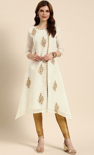 25 Stylish Models of White Kurti Designs for Every Occasion