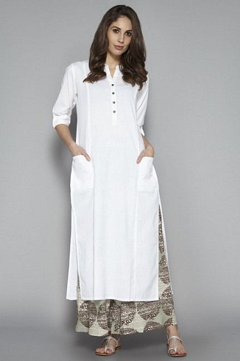 25 Stylish Models of White Kurti Designs for Every Occasion