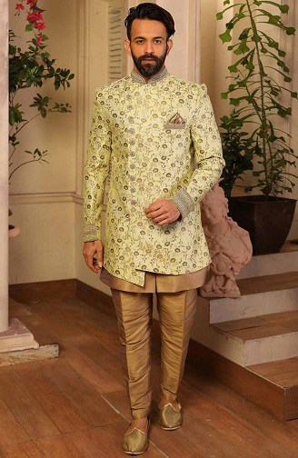 10 Trending Collection of Pakistani Sherwani Designs for Men