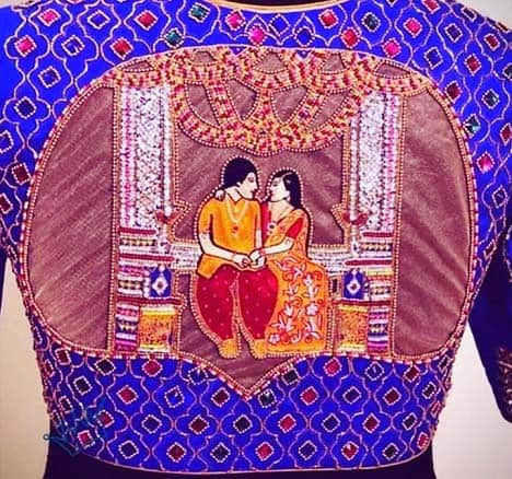 Beautiful Patch Work Blouse Models - Top 20 Ideas For You