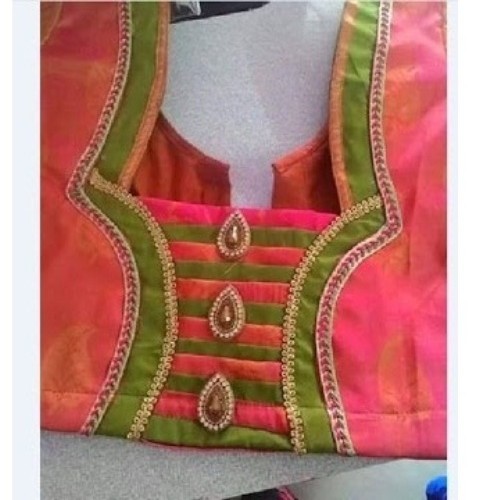 Beautiful Patch Work Blouse Models - Top 20 Ideas For You