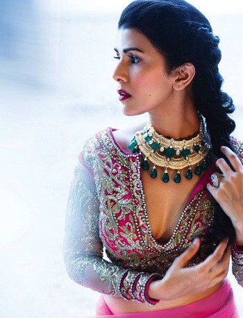 25 Trending Deep Neck Blouse Designs for Alluring Look