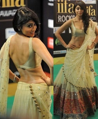 20 Stunning Backless Blouse Designs To Look Like A Celeb