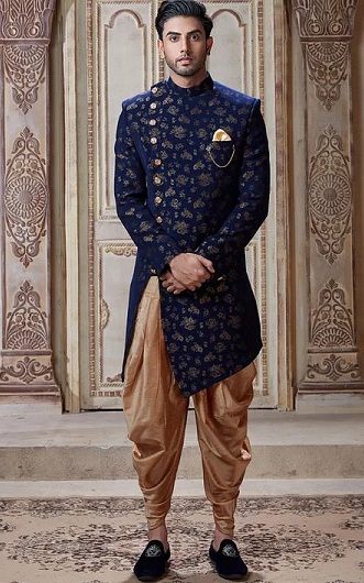 10 Latest Blue Sherwani Designs Are Sure To Impress Your Looks
