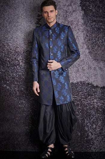 10 Latest Blue Sherwani Designs Are Sure To Impress Your Looks