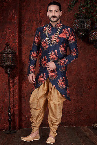 10 Latest Blue Sherwani Designs Are Sure To Impress Your Looks