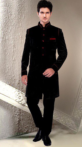 10 Trending Styles of Black Sherwani Designs for Ethnic Look