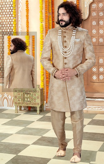 Golden Sherwani Designs - Try These 10 Models For A Bright Look