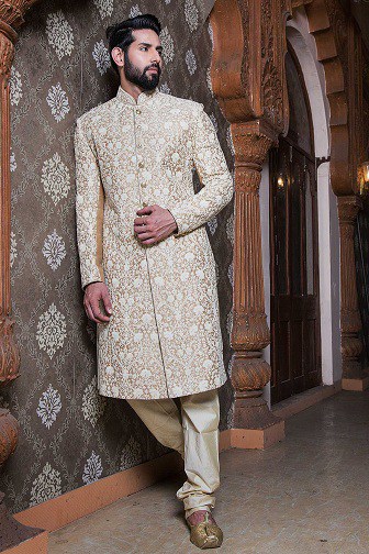 Golden Sherwani Designs - Try These 10 Models For A Bright Look