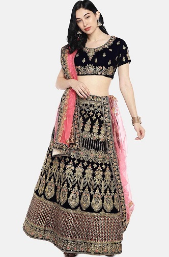 Black Lehenga Choli - These Designs To Give Enhanced Look and Beauty