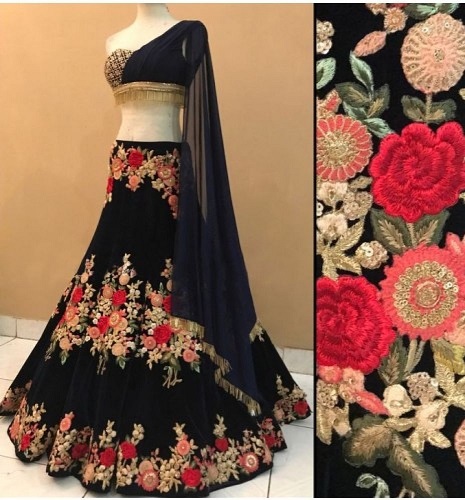 Black Lehenga Choli - These Designs To Give Enhanced Look and Beauty