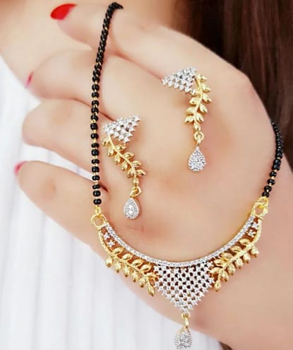 American Diamond Mangalsutra - To Add A Rich Look To Your Tradition