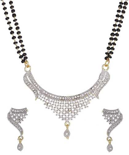 American Diamond Mangalsutra - To Add A Rich Look To Your Tradition