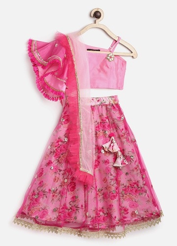 15 New Models of Floral Lehenga Choli For All Occasions