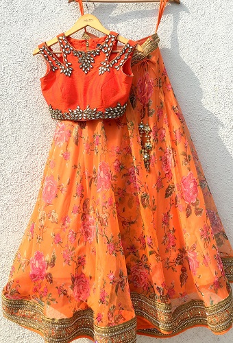 15 New Models of Floral Lehenga Choli For All Occasions