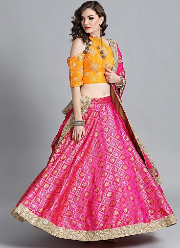 Brocade Lehenga Choli - Try These Latest Designs To Get The Rich Look