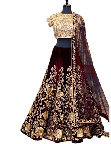 Brocade Lehenga Choli - Try These Latest Designs To Get The Rich Look