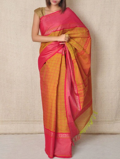 15 Kanchi Cotton Sarees To Display Your Tradition and Style