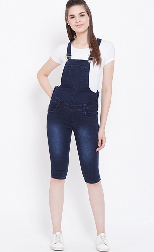 15 Trendy Models of Dungaree Dresses for Women and Kid Girls