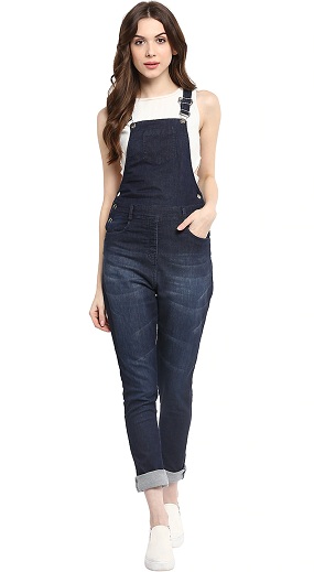15 Trendy Models of Dungaree Dresses for Women and Kid Girls