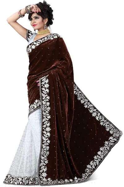 15 New Models of Brown Sarees for Beautiful Look