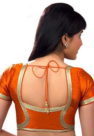 9 Trending Round Neck Blouse Designs for Stylish Look