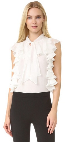 9 Latest Designs of Ruffle Tops Are Trending Now