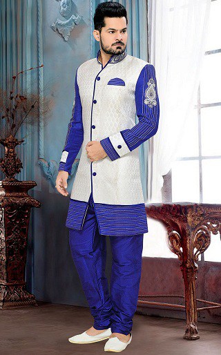 10 Trending White Sherwani Designs for Royal Look in All Occasions