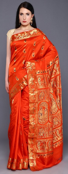 20 Mesmerizing Baluchari Sarees To Promote Indian Culture!