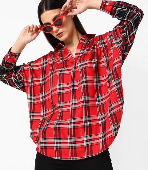 15 Trending Designs of Checked Shirts for Women - Try Now