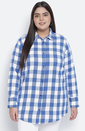 15 Trending Designs of Checked Shirts for Women - Try Now