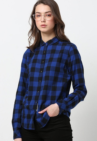 15 Trending Designs of Checked Shirts for Women - Try Now