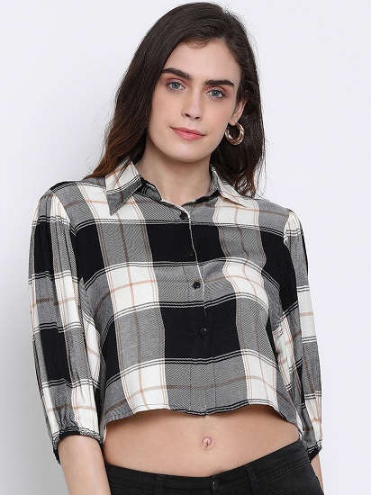 15 Trending Designs of Checked Shirts for Women - Try Now