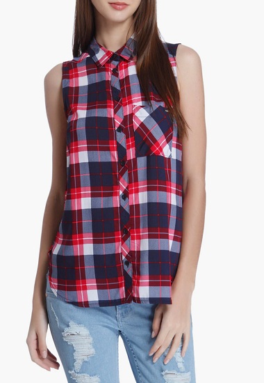 15 Trending Designs of Checked Shirts for Women - Try Now