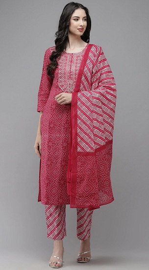20 Awesome Pink Colour Kurti Designs For Women