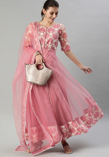 20 Awesome Pink Colour Kurti Designs For Women