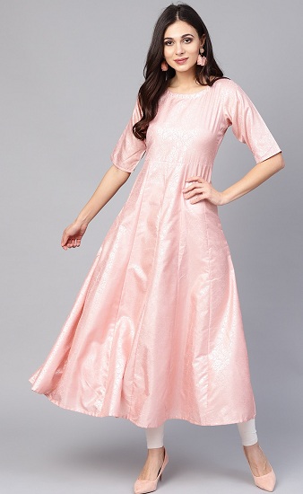 20 Awesome Pink Colour Kurti Designs For Women