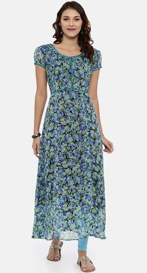 15 Latest Chiffon Kurti Designs for Women in Trend