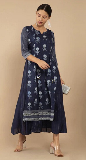 20 Trending Blue Colour Kurta Designs For Men And Women
