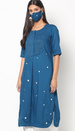 20 Trending Blue Colour Kurta Designs For Men And Women