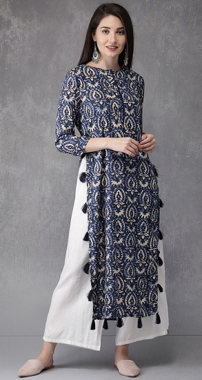 20 Trending Blue Colour Kurta Designs For Men And Women