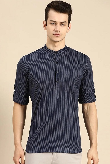 20 Trending Blue Colour Kurta Designs For Men And Women