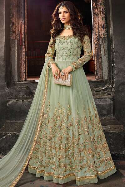 10 Trendy Models of Net Salwar Suits for Women with Beautiful Look