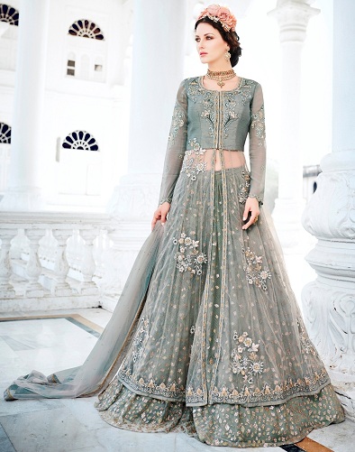 Silver Salwar Suits - 10 Latest Designs For Dazzling Look