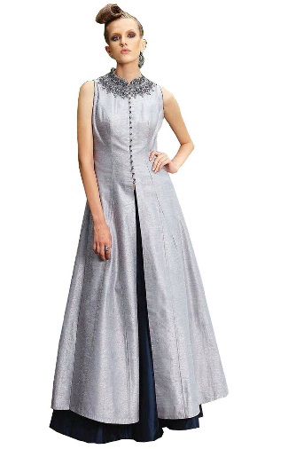 Silver Salwar Suits - 10 Latest Designs For Dazzling Look