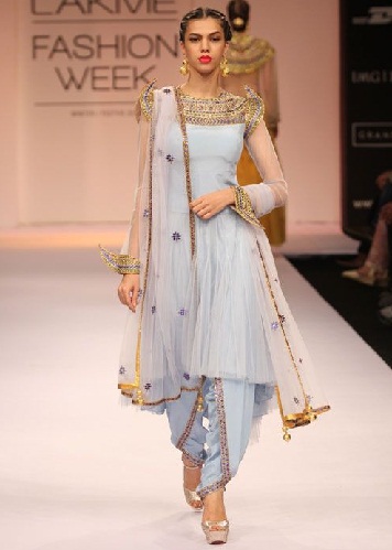 Silver Salwar Suits - 10 Latest Designs For Dazzling Look