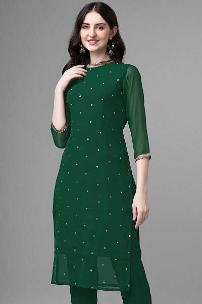 9 Beautiful Designs of Green Colour Kurta for Men and Women